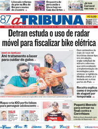 Capa do jornal A Tribuna 31/01/2026