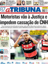 Capa Jornal A Tribuna