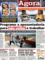 Capa do jornal Agora 01/01/2017