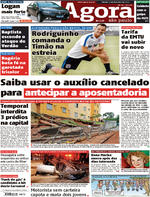 Capa do jornal Agora 04/02/2017