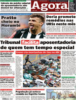 Capa do jornal Agora 09/02/2017