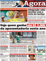 Capa do jornal Agora 10/01/2017
