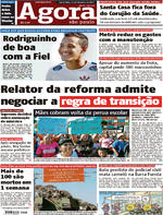 Capa do jornal Agora 10/02/2017