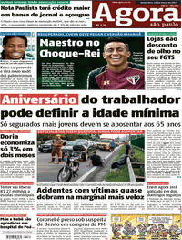 Capa do jornal Agora 10/03/2017