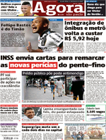 Capa do jornal Agora 11/01/2017