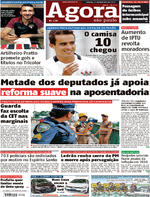 Capa do jornal Agora 11/02/2017