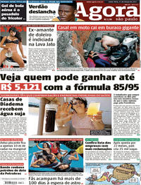 Capa do jornal Agora 17/03/2017