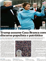 Capa do jornal Agora 21/01/2017