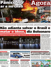 Capa do jornal Agora 01/12/2018