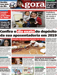 Capa do jornal Agora 07/12/2018