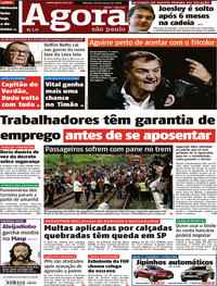 Capa do jornal Agora 10/03/2018