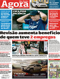 Capa do jornal Agora 01/06/2019