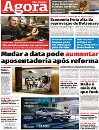 Capa do jornal Agora 08/12/2019