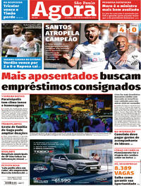 Capa do jornal Agora 09/12/2019