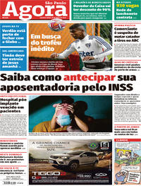 Capa do jornal Agora 22/05/2019