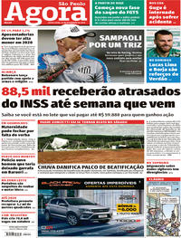 Capa do jornal Agora 22/11/2019