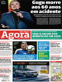 Capa do jornal Agora 23/11/2019