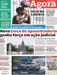 Capa do jornal Agora 27/11/2019