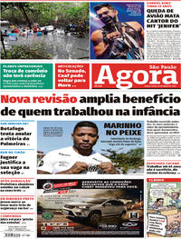 Capa do jornal Agora 28/05/2019