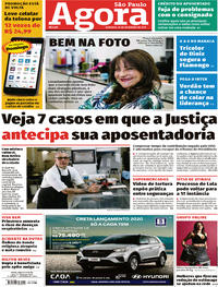 Capa do jornal Agora 29/09/2019