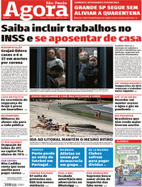 Capa do jornal Agora 04/06/2020