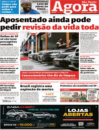 Capa do jornal Agora 06/06/2020