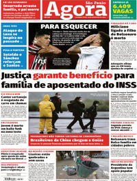 Capa do jornal Agora 10/02/2020