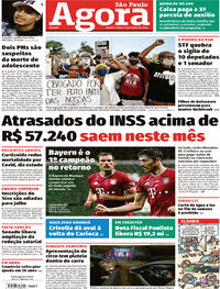 Capa do jornal Agora 17/06/2020