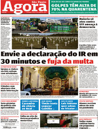 Capa do jornal Agora 29/06/2020