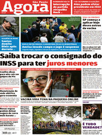 Capa do jornal Agora 06/09/2021