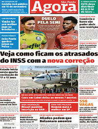 Capa do jornal Agora 17/08/2021