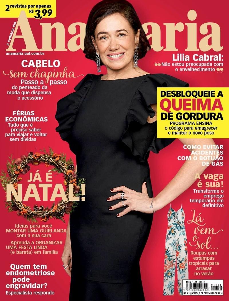 Capa da revista Ana Maria 05/12/2018