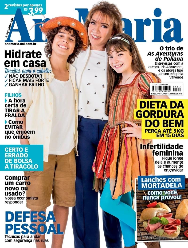 Capa da revista Ana Maria 12/09/2018