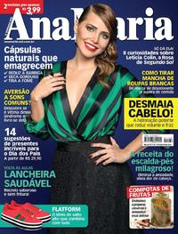 Capa da revista Ana Maria 01/08/2018