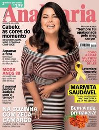 Capa da revista Ana Maria 19/09/2018