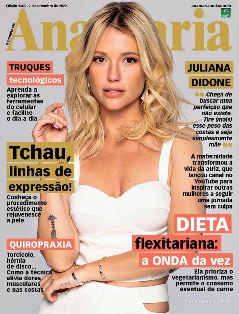 Capa da revista Ana Maria 09/09/2022