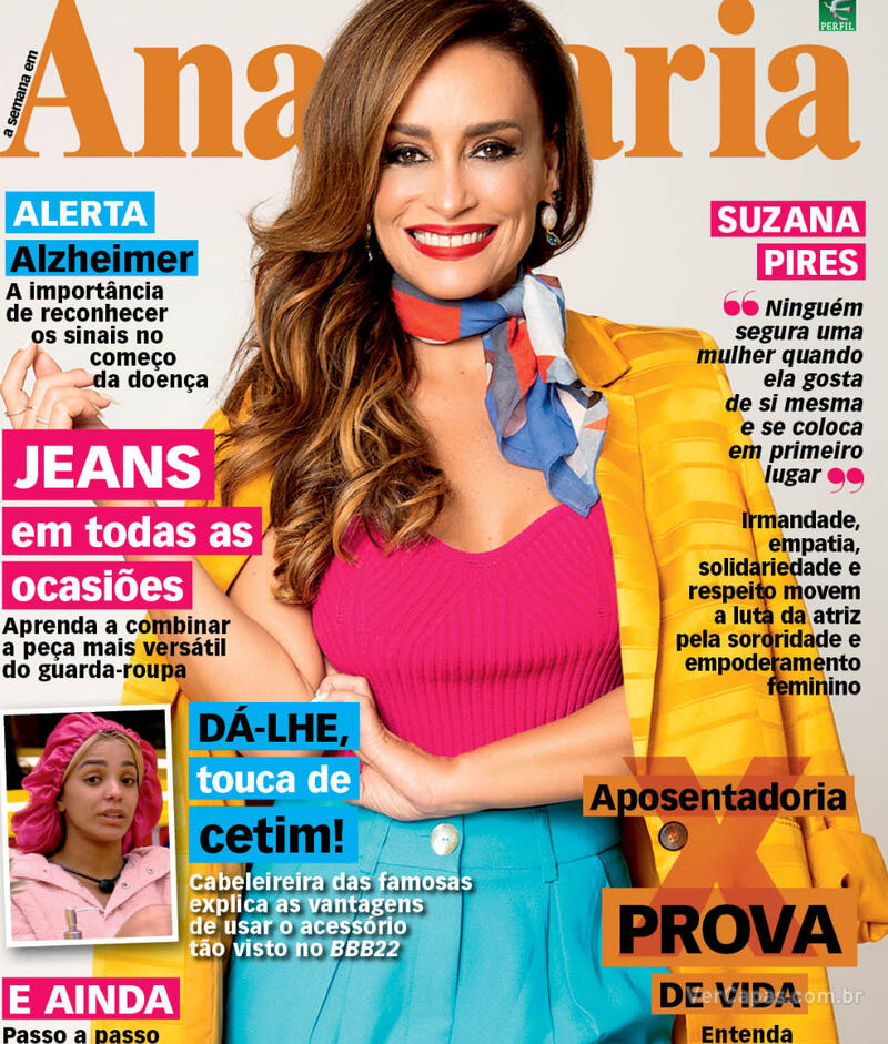 Capa da revista Ana Maria 18/02/2022