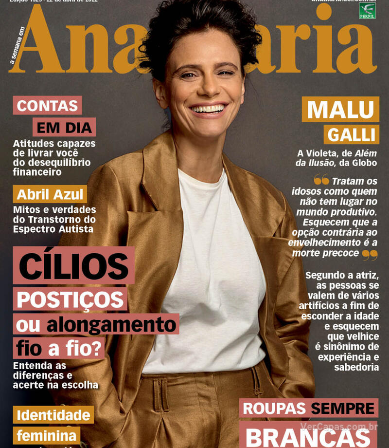 Capa Ana Maria Edição Sexta,22 De Abril De 2022