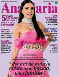 Capa da revista Ana Maria 10/10/2025