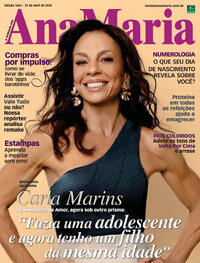 Capa da revista Ana Maria 25/04/2025