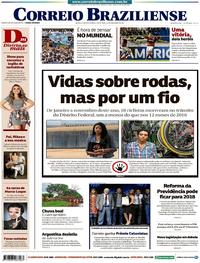 Capa do jornal Correio Braziliense 01/12/2017