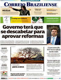 Capa do jornal Correio Braziliense 04/08/2017