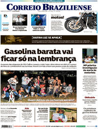 Capa do jornal Correio Braziliense 21/07/2017