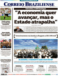 Capa do jornal Correio Braziliense 24/07/2017