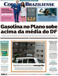 Capa do jornal Correio Braziliense 28/11/2017