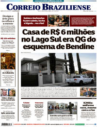 Capa do jornal Correio Braziliense 29/07/2017