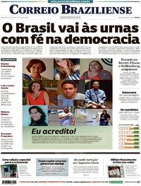 Capa do jornal Correio Braziliense 07/10/2018
