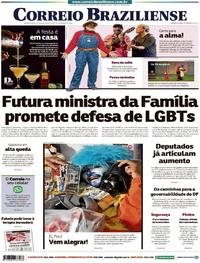 Capa do jornal Correio Braziliense 07/12/2018