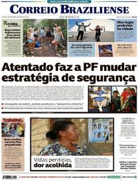 Capa do jornal Correio Braziliense 09/09/2018