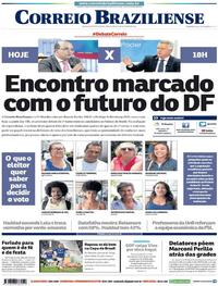 Capa do jornal Correio Braziliense 11/10/2018